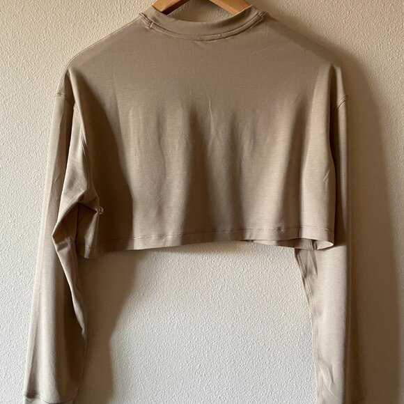 Lululemon Jersey Training Super-Cropped Long-Sleeve Shirt - Picture 4 of 6